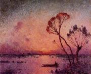 unknow artist Sunset in Briere I oil painting picture wholesale